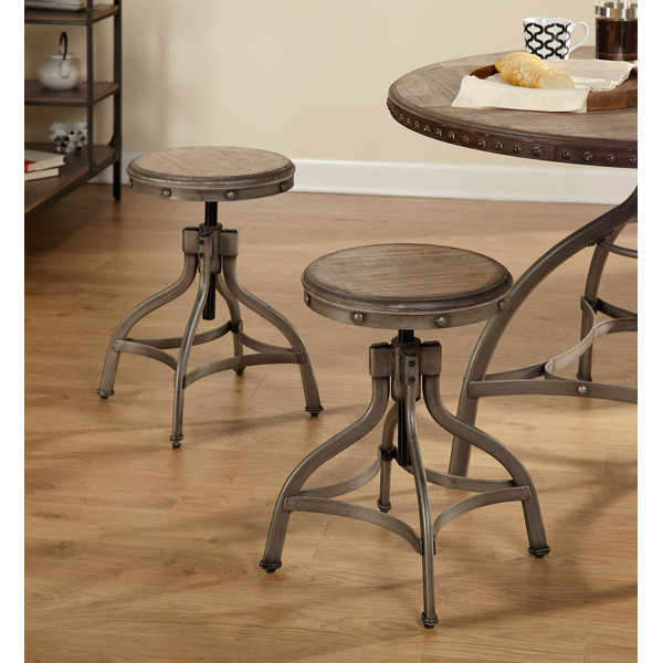 Williston Epley Swivel Adjustable Height Bar Stool & Reviews